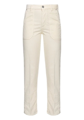 PINKO Cloe corduroy trousers - White