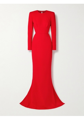 Stella McCartney - Open-back Crepe Gown - Red - IT34,IT36,IT38,IT40,IT42,IT44,IT46,IT48