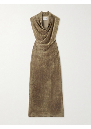 TOVE - Naeve Ribbed Chenille Maxi Dress - Green - FR 34,FR 36,FR 38,FR 40,FR 42