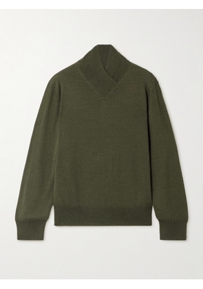 TOVE - Detta Wool And Silk-blend Sweater - Green - x small,small,medium,large