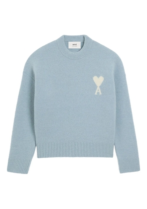 AMI Paris Ami De Coeur crew-neck sweater - Blue