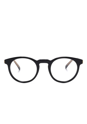 Dunhill pantos-frame glasses - Black
