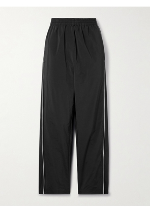 Tibi - Shell Track Pants - Black - xx small,x small,small,medium,large,x large