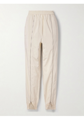 Tibi - Zip-detailed Shell Track Pants - Ivory - x small,small,medium,large