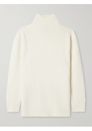 Max Mara - Cashmere Turtleneck Sweater - White - x small,small,medium,large,x large