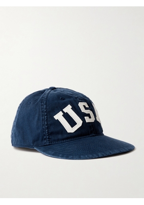 Polo Ralph Lauren - Appliquéd Cotton Baseball Cap - Blue - One size