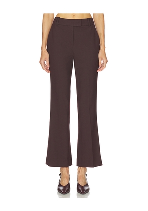 Camila Coelho Noeme Pant in Burgundy. Size L. Also in M, S, XL, XXS.
