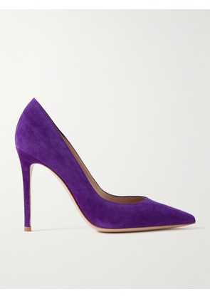 Gianvito Rossi - 105 Suede Pumps - Purple - IT36,IT36.5,IT37,IT37.5,IT38,IT38.5,IT39,IT39.5,IT40,IT40.5,IT41,IT41.5,IT42
