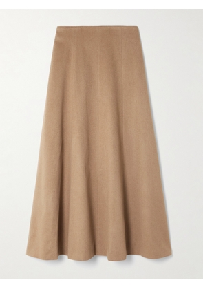Max Mara - Geneve Camel Hair Midi Skirt - Brown - UK 4,UK 6,UK 8,UK 10,UK 12,UK 14,UK 16,UK 18