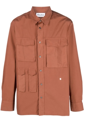 Études Studio long-sleeve cotton shirt - Brown