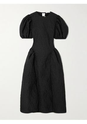 Cecilie Bahnsen - Bali Cutout Matelassé Midi Dress - Black - UK 6,UK 8,UK 10,UK 12,UK 14