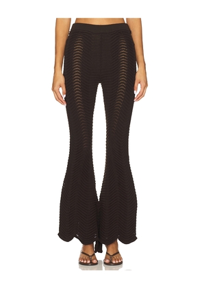 Cin Cin x REVOLVE Ursula Knit Pant in Brown. Size L. Also in M, S, XS.