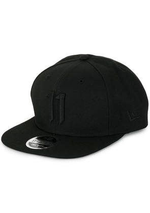 Boris Bidjan Saberi embroidered logo cap - Black