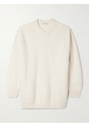 KALLMEYER - Lena Brushed-cashmere Sweater - Ivory - x small,small,medium,large