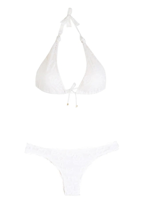 Amir Slama triangle bikini set - White