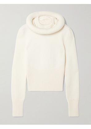 Alaïa - Wool Hooded Sweater - White - FR 34,FR 36,FR 38,FR 40,FR 42,FR 44