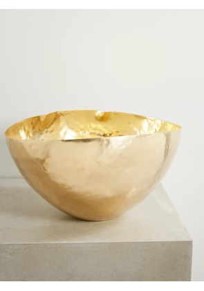 Tom Dixon - Bash Large Hammered-brass Bowl - Gold - One size