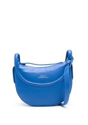 Sarah Chofakian Pollie leather crossbody bag - Blue