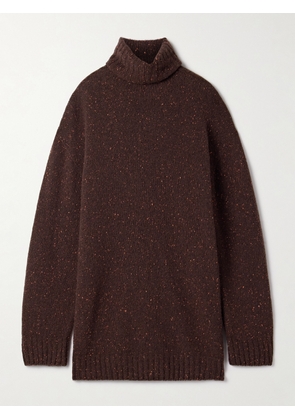 The Row - Mirai Cashmere Turtleneck Sweater - Burgundy - xx small,x small,small,medium,large,x large