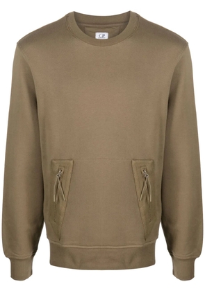 C.P. Company sleeve-pocket crew-neck sweatshirt - Green