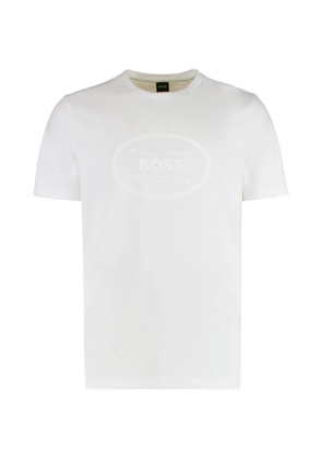 BOSS logo-print T-shirt - White