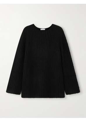 The Row - Mirr Ribbed Cashmere Sweater - Black - xx small,x small,small,medium,large