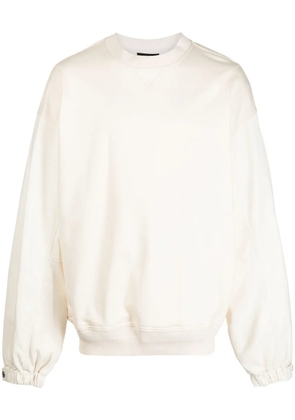 SONGZIO Swing logo-embroidered sweatshirt - Neutrals