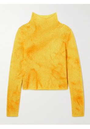Gabriela Hearst - Daina Tie-dyed Cashmere Turtleneck Sweater - Yellow - x small,small,medium,large,x large