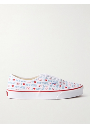 Valentino Garavani - + Vans Authentic Printed Canvas Sneakers - Pink - IT36,IT36.5,IT37,IT38,IT38.5,IT39,IT40,IT40.5,IT41