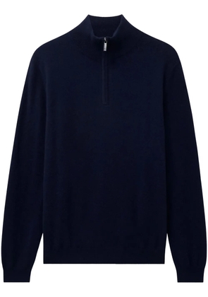 Pringle of Scotland half-zip cashmere jumper - Blue