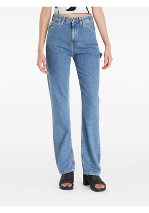 Calvin Klein logo-patch jeans - Blue