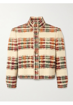 Loro Piana - Striped Wool-bouclé Jacket - Multi - IT38,IT40,IT44,IT46