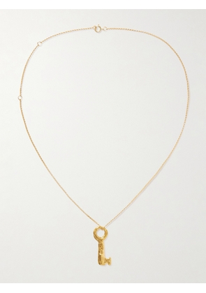 Alighieri - The Key Of The Night Gold-plated Necklace - One size