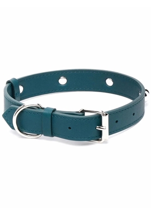 Christofle Royal Jack leather collar - Blue