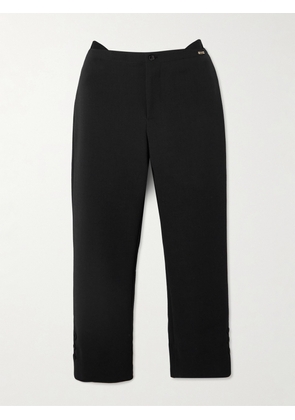 Victoria Beckham - Cropped Crepe Flared Pants - Black - UK 4,UK 6,UK 8,UK 10,UK 12,UK 14