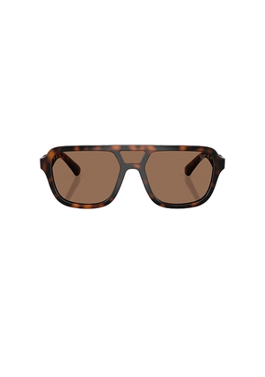 Burberry Aviator Sunglasses in Brown.