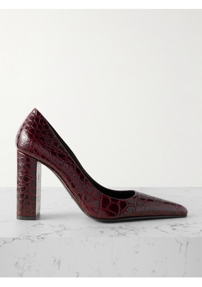 Alaïa - 90 Croc-effect Leather Pumps - Animal print - IT35,IT36,IT37,IT38,IT39,IT40,IT41