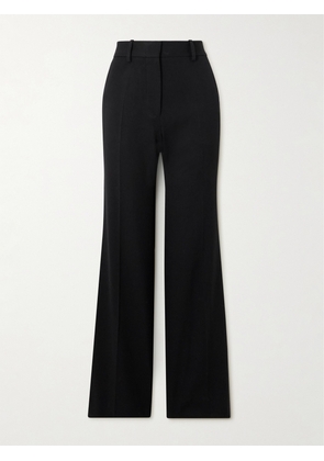 Victoria Beckham - Grain De Poudre Straight-leg Pants - Black - UK 4,UK 6,UK 8,UK 10,UK 12,UK 14