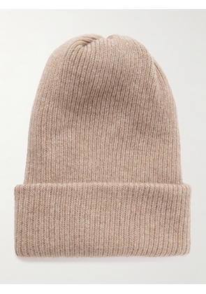 Suzie Kondi - Bebe Ribbed Cashmere Beanie - Brown - One size