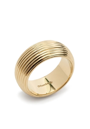 Otiumberg wide ridged ring - Gold