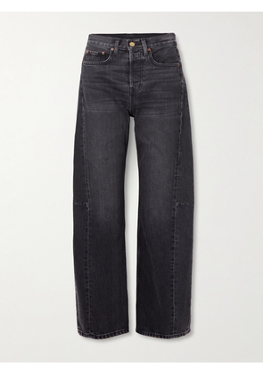 B SIDES - Slim Lasso Wide-leg Jeans - Black - 24,25,26,27,28,29,30,31,32