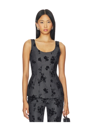 Amanda Uprichard x REVOLVE Empire Top in Black. Size L. Also in M, S, XL, XS.