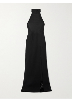 The New Arrivals Ilkyaz Ozel - Nina Jersey Halterneck Gown - Black - FR 34,FR 36,FR 38,FR 40,FR 42,FR 44