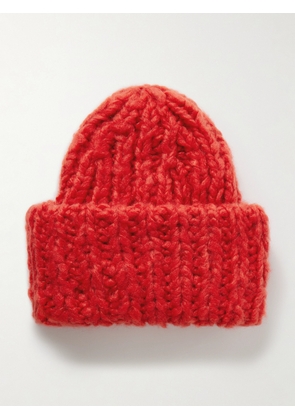 Suzie Kondi - Lumi Ribbed Cashmere Beanie - Red - One size