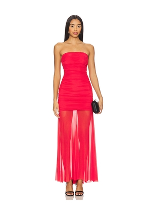 Amanda Uprichard Leo Dress in Red. Size L. Also in M, S, XL, XS.