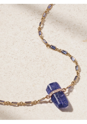 JIA JIA - 14-karat Gold, Tanzanite And Diamond Necklace - One size