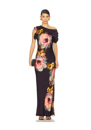 Amanda Uprichard Elroy Maxi Dress in Black. Size L. Also in M, S, XL, XS.