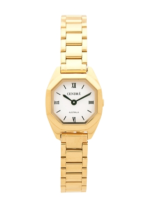 Cendre Kensington Watch in Metallic Gold.
