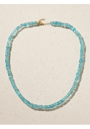 JIA JIA - Gold Apatite Necklace - Blue - One size