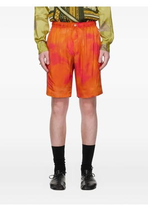 Ahluwalia Bassar track shorts - Orange